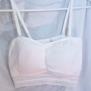 White Wireless Bra